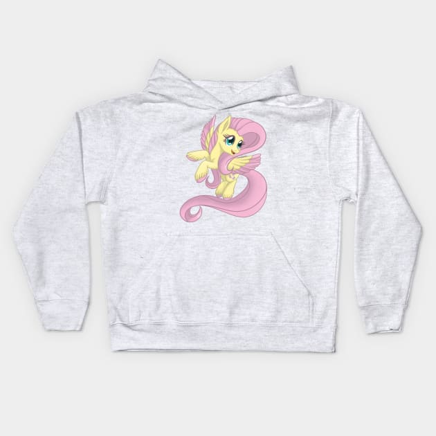 My Little Pony Fluttershy Kids Hoodie by Boyanton Designs